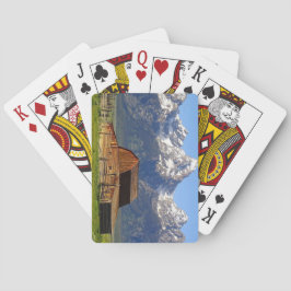 Baraja De Cartas Grand Tetons Barn