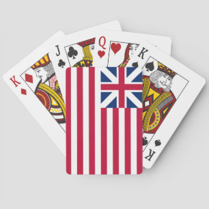 Baraja De Cartas Grand Union, 1ª bandera de las colonias de EE. UU.