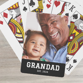 Baraja De Cartas Grandad Established Bold Black Photo
