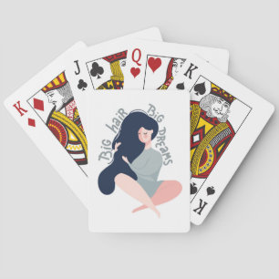 Baraja De Cartas Grandes sueños de cabello grande