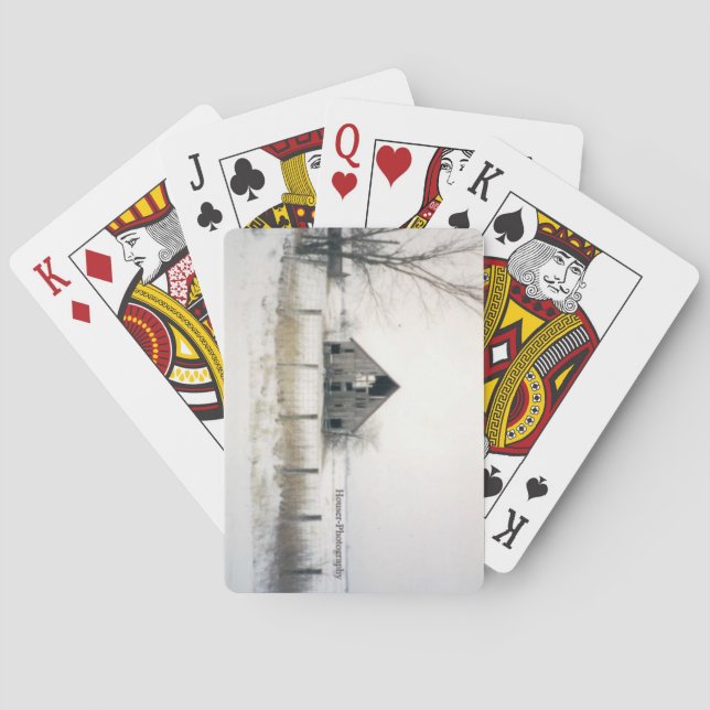 Baraja De Cartas granero del invierno (Reverso)
