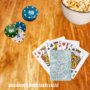Baraja De Cartas Granito envejecido