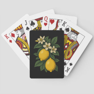 Baraja De Cartas Granja de limón de limón de limón
