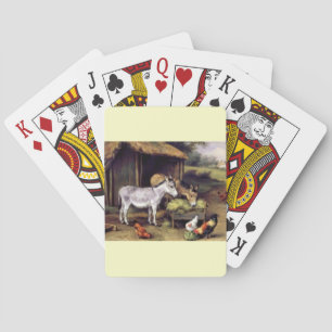 Baraja De Cartas Granja del gallo del burro