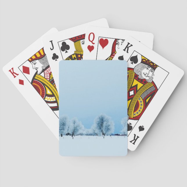 Baraja De Cartas Granja del invierno (Reverso)
