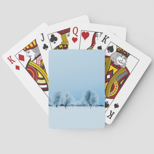 Baraja De Cartas Granja del invierno (Reverso)