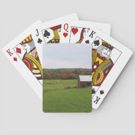 Baraja De Cartas Granja del otoño