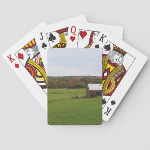 Baraja De Cartas Granja del otoño