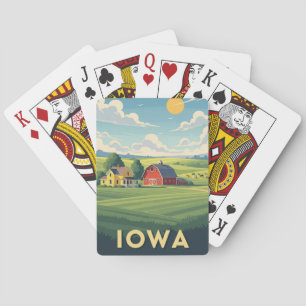 Baraja De Cartas Granja en Viajes por Iowa