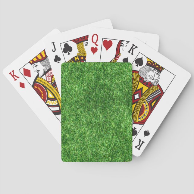 Baraja De Cartas Grasa verde (Reverso)