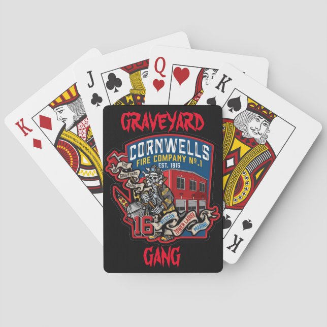 Baraja De Cartas Graveyard Gang Cards (Reverso)