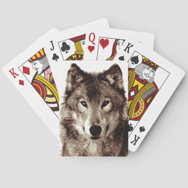 Baraja De Cartas Gray Wolf (Reverso)