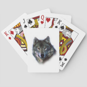 Baraja De Cartas Gray Wolf Eyes