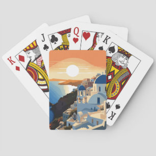 BARAJA DE CARTAS GRECIA SANTORINI #1