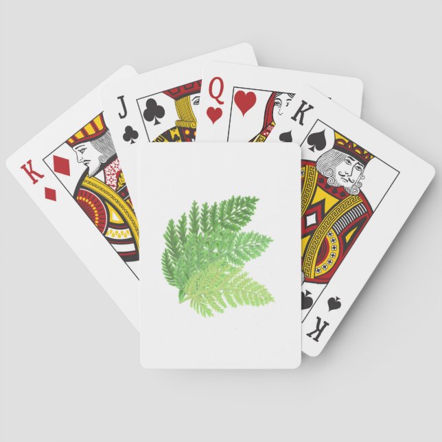 Baraja De Cartas Green Ferns (Reverso)