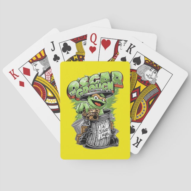 Baraja De Cartas Green Garbage Monster (Reverso)