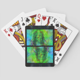 Baraja De Cartas Green poker deluxe deck