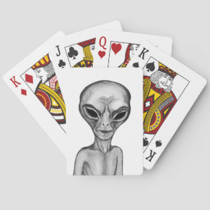 Baraja De Cartas Grey Alien