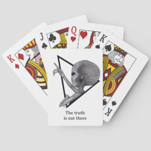 Baraja De Cartas Grey Alien, la verdad está ahí fuera