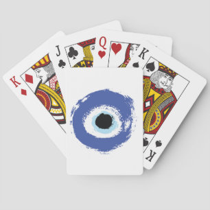 Baraja De Cartas Griego artificial de ojos malvados