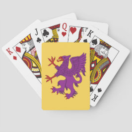 Baraja De Cartas Griffin Rampant Purpure