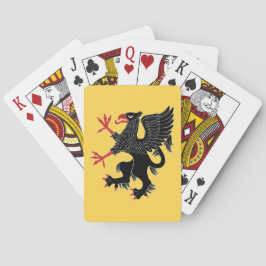 Baraja De Cartas Griffin Rampant Sable