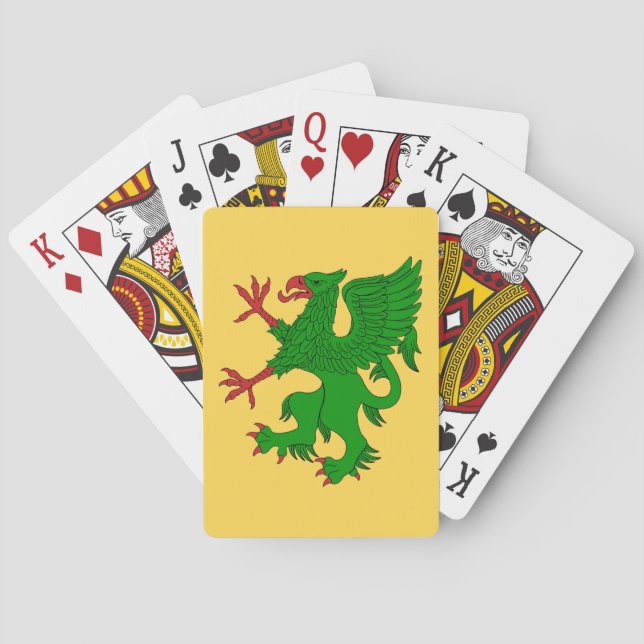 Baraja De Cartas Griffin Rampant Vert (Reverso)
