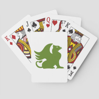 Baraja De Cartas Griffin verde