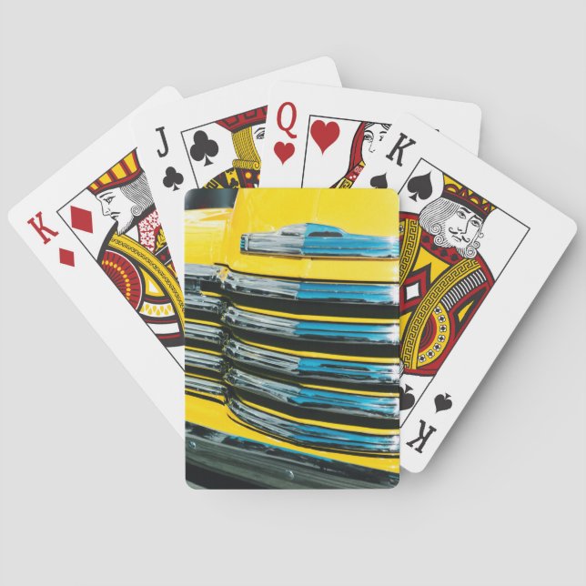 Baraja De Cartas Grill amarillo (Reverso)