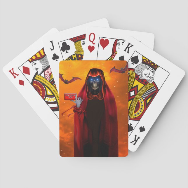 BARAJA DE CARTAS GRIM REAPER TE SUMA (Reverso)