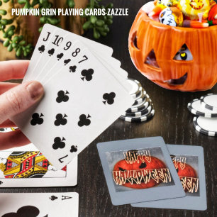 Baraja De Cartas Grin de calabaza