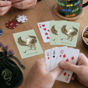 Baraja De Cartas Grisú Majestuoso Fantasía Grifo Mitológico