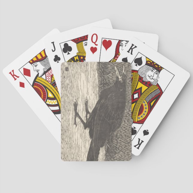 Baraja De Cartas Gritando a Crow (por Jan Mankes) (Reverso)