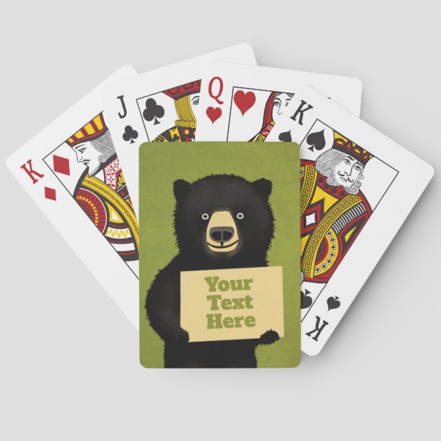 Baraja De Cartas Grizzly Bear (Reverso)