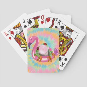 Baraja De Cartas Groovy Bubblegum Tejido De Rana