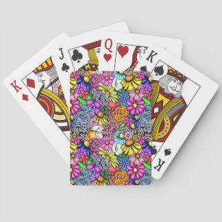 Baraja De Cartas Groovy Hippie Flowers