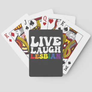 Baraja De Cartas Groovy Live Laude Orgullo LGBT Lesbiana