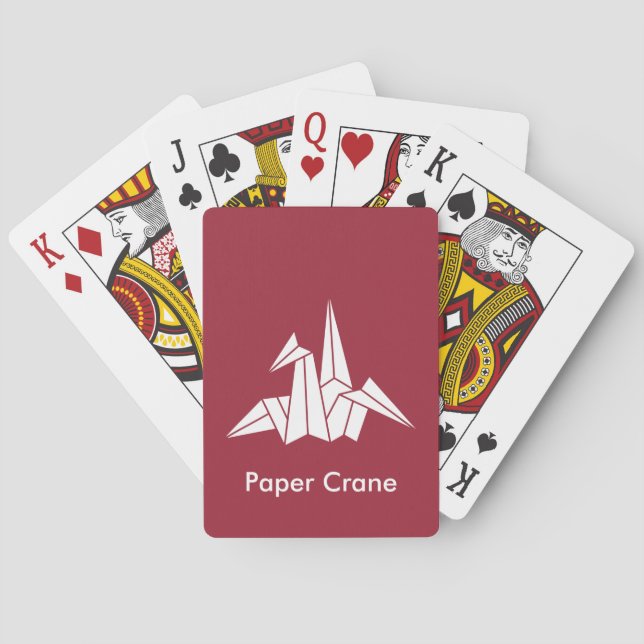 Baraja De Cartas Grulla de papel (Reverso)