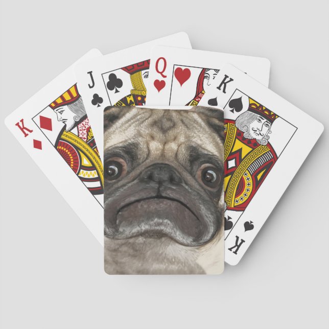 Baraja De Cartas Grumpy Puggy Gifts (Reverso)