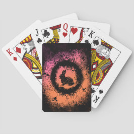 Baraja De Cartas Grunge Easter Bunny