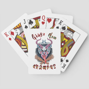 Baraja De Cartas Grüße Vom Krampus Yule Devil December Krampusnacht