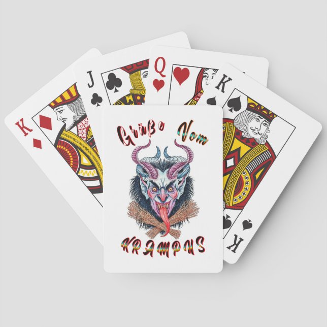 Baraja De Cartas Grüße Vom Krampus Yule Devil December Krampusnacht (Reverso)