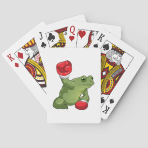 Baraja De Cartas Guantes de boxeo de rana