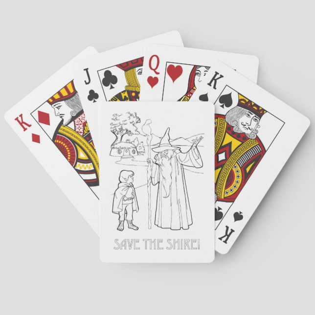 Baraja De Cartas Guardar la camiseta(TM) (Reverso)