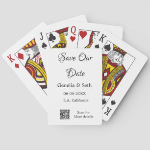 Baraja De Cartas Guardar la fecha simple mínimos detalles del códig