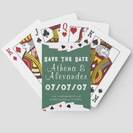 Baraja De Cartas Guardar las tarjetas de reproducción de fechas