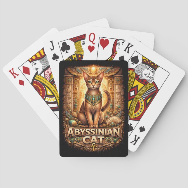 Baraja De Cartas Guardián del Nilo Dorado (Reverso)