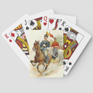 Baraja De Cartas Guardias de caballo de Roxbury 1895