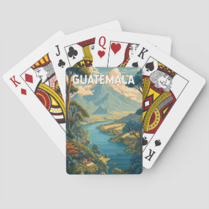 Baraja De Cartas Guatemala Ilustracion Viaje de arte