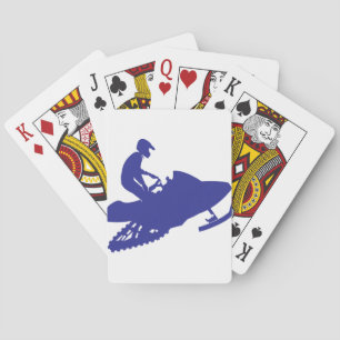 Baraja De Cartas Guay Blue Snowmobiler